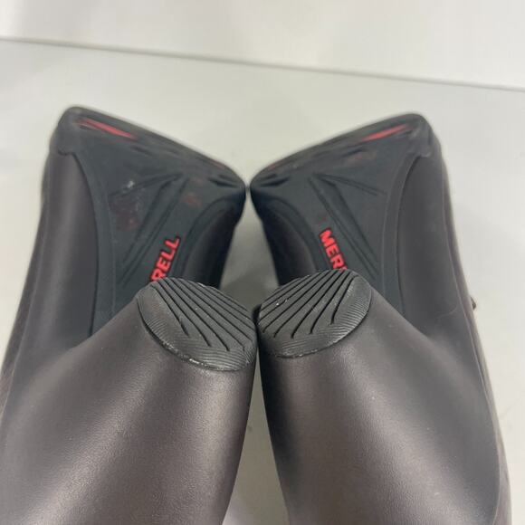 Merrell Chocolate Heels with Scarlet Interior - Picture 12 of 14